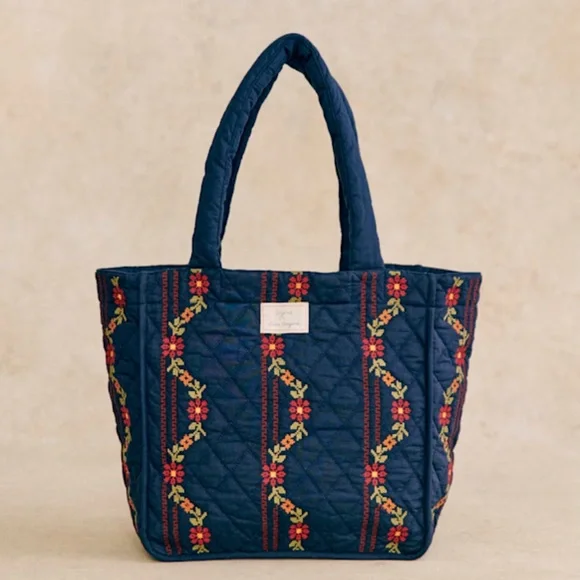 Sezane | Bag | Quilted Tote Bag • Sezane x Lucia Vergara - Picture 15 of 15